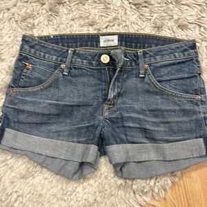 Hudson Hampton cuffed denim shorts